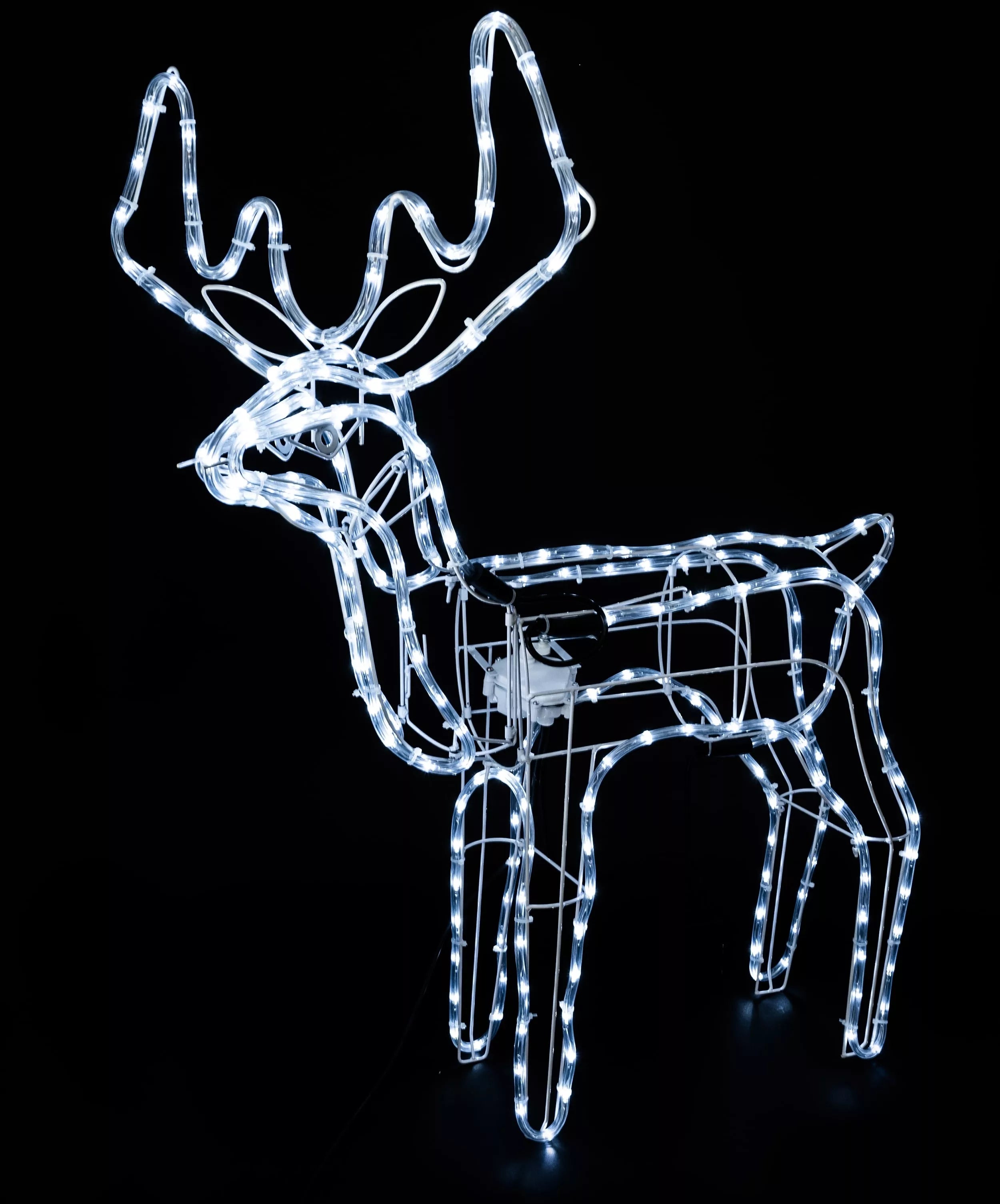 LED Kalėdinis šviečiantis elnias – 90×80 cm