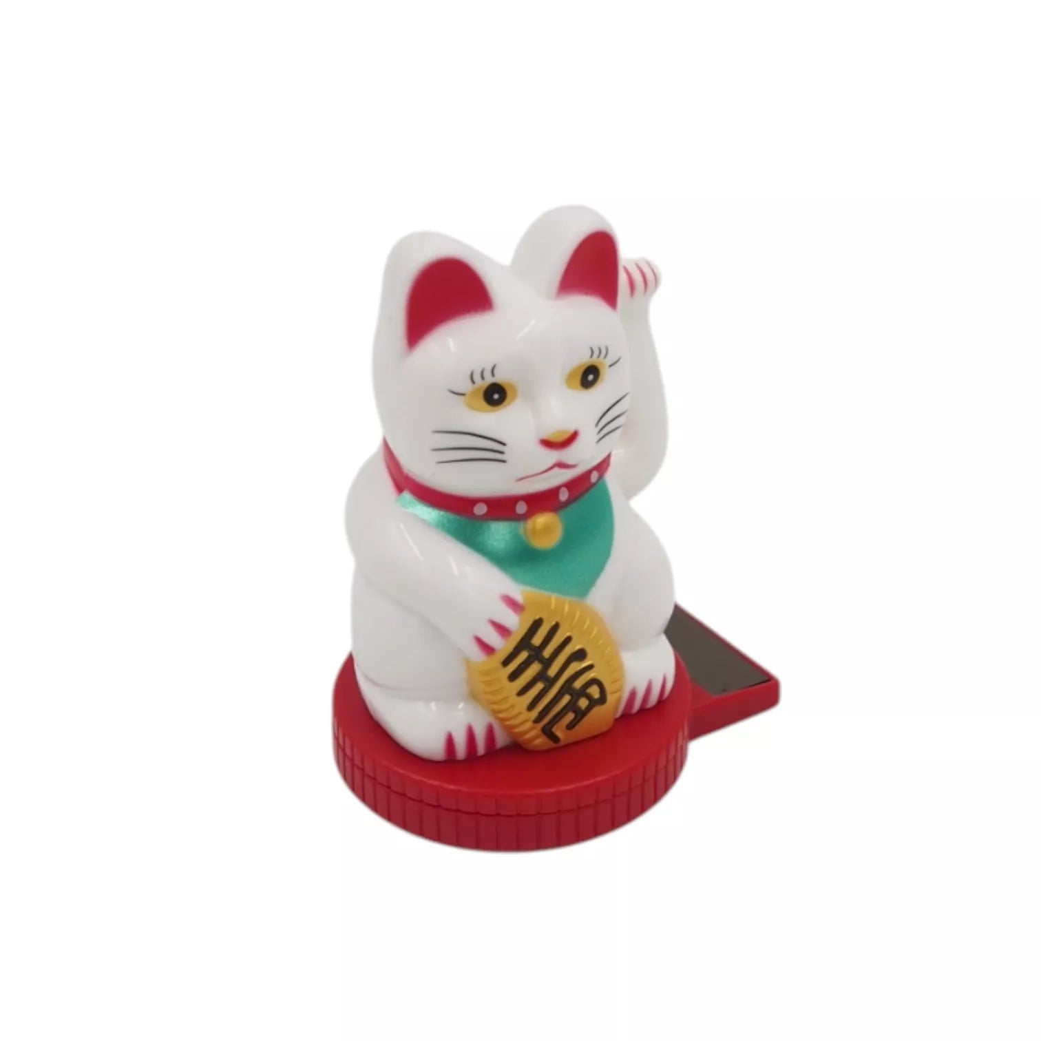 Saulės energija veikianti sėkmės katė „Maneki Neko“
