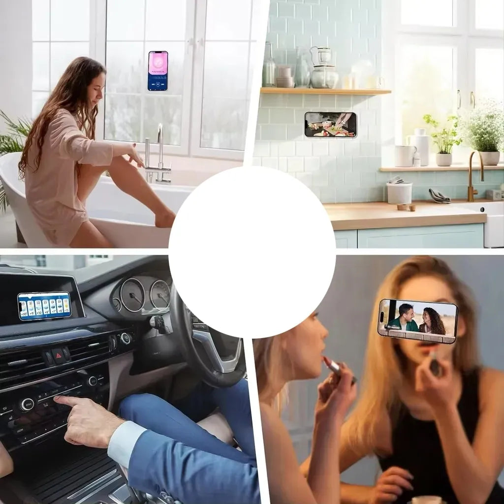 Silikoninė lipni plokštelė telefonui MĖLYNA