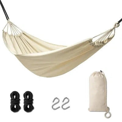Sodo hamakas BOHO – patogiam poilsiui lauke (iki 120 kg)