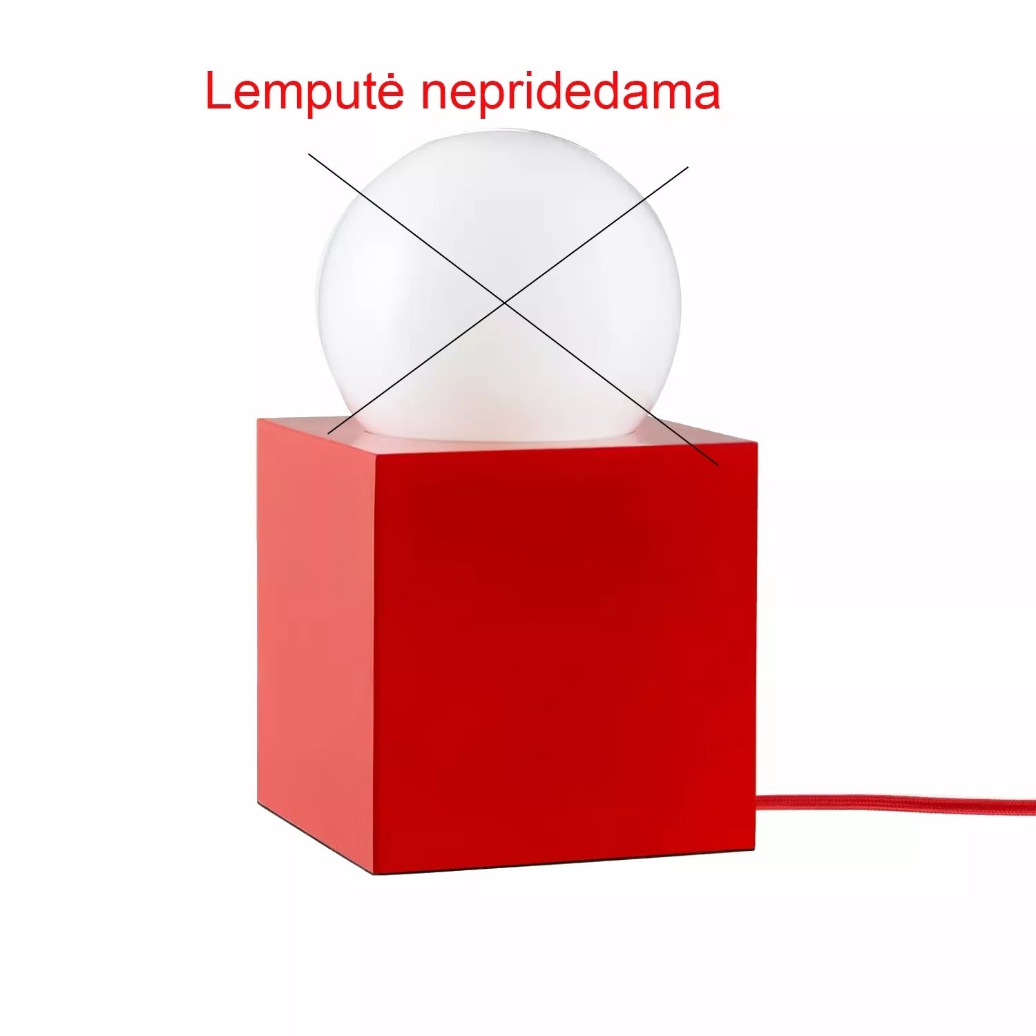 Stalinis šviestuvas Bob 14 Red
